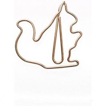 Gold Cartoon Dog Paper Clips
