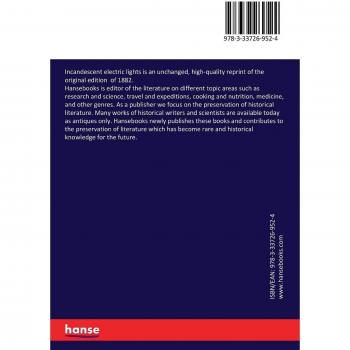 Incandescent electric lights