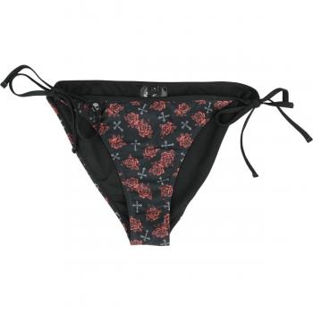 Bikini Negro EMP: Cruces y Rosas – S-XXL