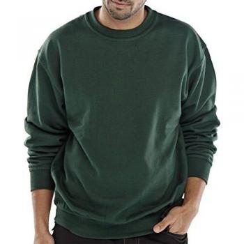 Beeswift Polycotton Sweatshirt Bottle Green Small CLPCSBGS