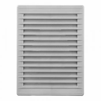 Tecnologia di ventilazione EDM: Griglia 87734 grigia 13,5 x 20,5 cm con zanzariera