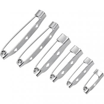 50PCS Iron Tone Jewelry Findings Brooch Pins
