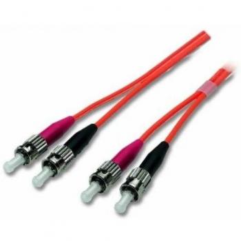 Nom du produit: Cordon FO Duplex multimode 62,5/125 ST / ST