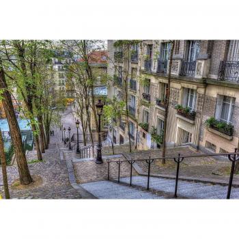 Fototapete Montmartre in Paris von Papermoon, farbenfroh