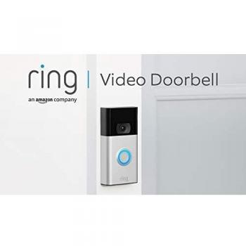 Ring 2nd Gen Wireless Video Doorbell Security Camera with 1080p HD Video