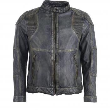 Herrenlederjacke JCC Marx‑B XXL – Schwarz, 100 % Lammleder, 100 % Baumwolle