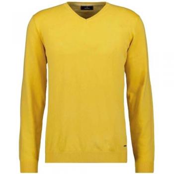 V-Ausschnitt-Pullover in Zitronengelb von RAGMAN