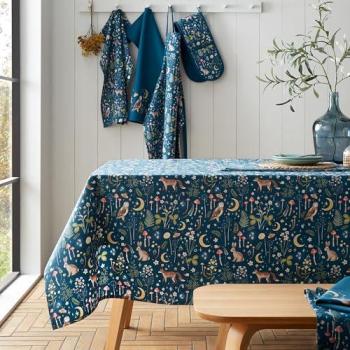 Navy Enchanted Twilight Animals Table Cloth (Size 137x178 cm) – Catherine Lansfield