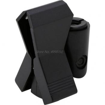 Black Microphone Holder Clip