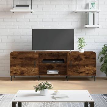Mesa Media Mueble TV Roble Ahumado 150x30x50 cm