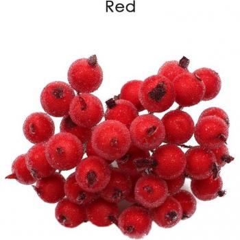 Mini Red Holly Berry Floral Picks