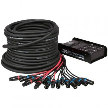 DAP CobraX 12/4 StageSnake met PCB-aansluitingen 30m