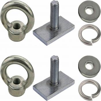 2X M8 Heavy Duty Lifting Eye Nuts