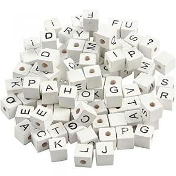 Kreativ Company Buchstabenkunst – 96 quadratische Perlen
