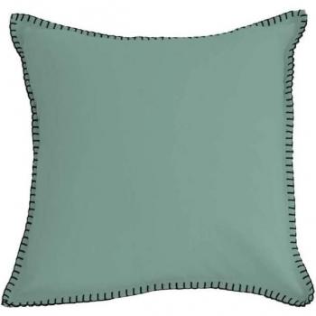 Coussin déhoussable uni en coton