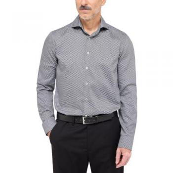 ETERNA Herrenhemd Slim Fit grau Größe 41