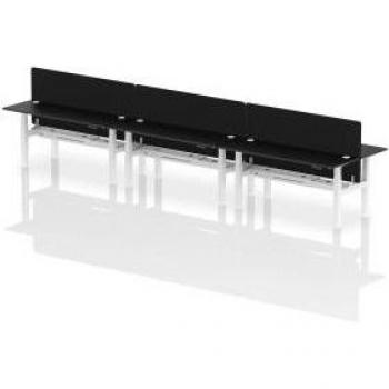Air Back‑to‑Back 1800 × 600 mm Height‑Adjustable 6‑Person Bench Desk