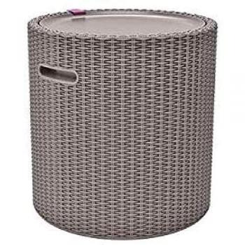 Keter Cool Stool, Frigorifero Multifunzionale Cappuccino