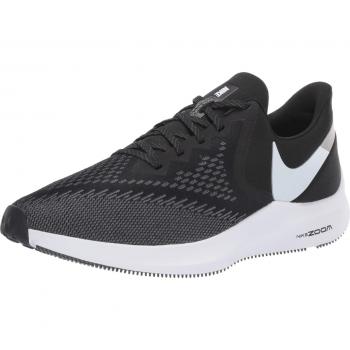 Nike Herren Zoom Winflo 6, Schwarz (Black/White-Dark Grey-Metallic Platinum)