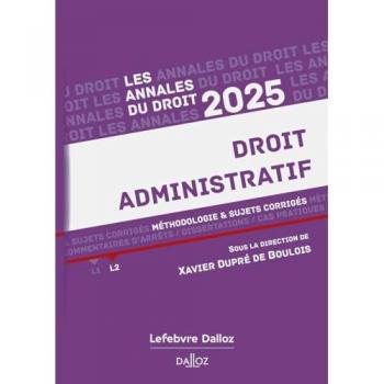 Annales Droit administratif 2025