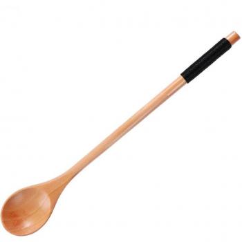 Long Handled Wooden Spoon for Kids
