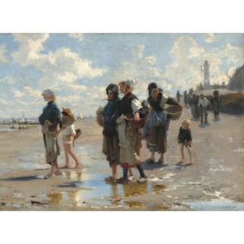 Sargent’s Fischerei‑Puzzle 300 Teile – Setting Out to Fish (1878)