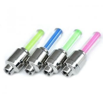 Dual Color Wheel Light Covers for Bicycle Valve Stems – 2pcs