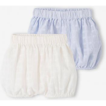 Pantalones Bombachos Azul Claro con Bordados