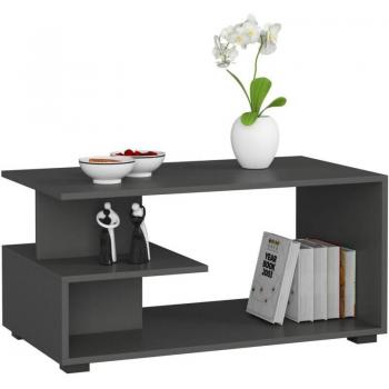 Mesa de centro Akord Pin color Grafito 90 cm