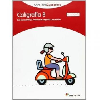 Caligrafía, Educación Primaria (Cuadrícula). Cuaderno 8