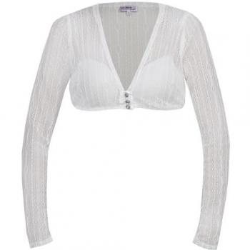 Bolero Hanja de Lana en Blanco – MARJO