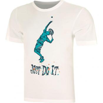 T-shirt Crème Nike Court Tennis