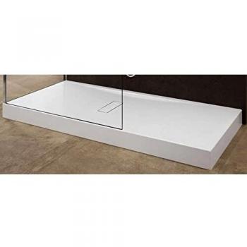 Receveur de douche acrylique 12 cm blanc brillant Novellini Custom 140 x 70