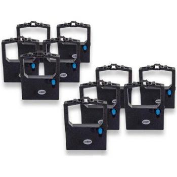 Ensemble de 10 rubans encreurs noirs pour imprimantes Memorex