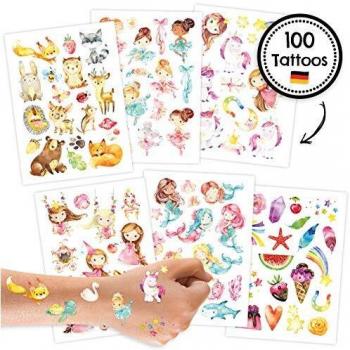 100 vegane Kindertattoos