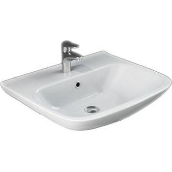 Lavadero de baño 65 cm, modelo River en cerámica elegante