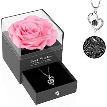 Cadeau Saint-Valentin Maman Rose Éternelle