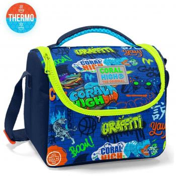 Kids Graffiti Patterned Thermo Lunchbox by Coral High