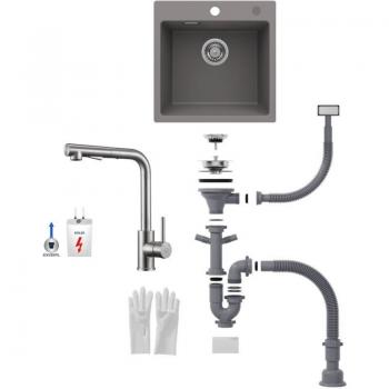 Fregadero de Cocina Cecipa Max 27cm Ducha y Mezclador