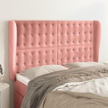 Testiera Orecchio Rosa 147×23×118/128 cm