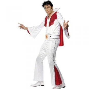 Elvis in Bianco Smiffy Costume M