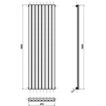 Radiador Central Agua Caliente 1192W Modelo Capri