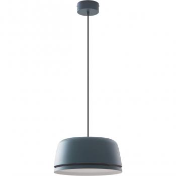Lucande Faelinor LED lampa závěsná modrá 17 cm