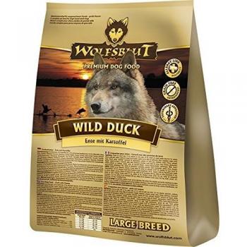 Wolfsblut Wild Duck Large Breed – 2 kg, getreidefreies Trockenfutter für Hunde