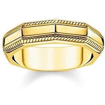 Anillo de plata con baño de oro de 18K