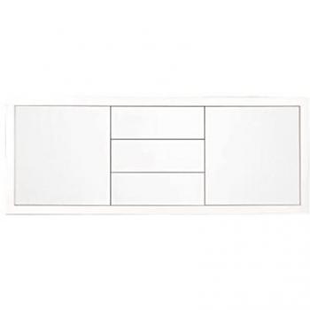 Mobile Base Bianco per Cucina e Sala Da Pranzo 186x45x75 cm