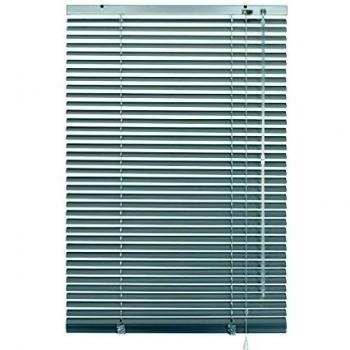 Gardinia Jalousie Aluminium 25 mm, silberfarben, 120 x 140 cm