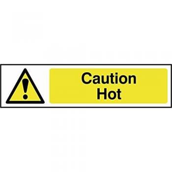 Caution Hot Health & Safety Sign