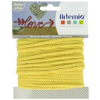 Gelbes Tricotin 5 m 5 mm Flexibel Mixte