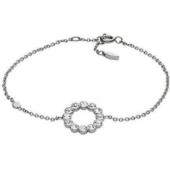 Donna Braccialetto Anello Link Acciaio Inox Fossil